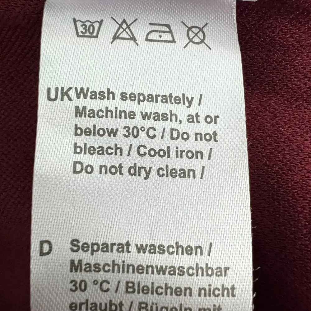 DJT Circle Mini Skirt/Skort Womens 3XL Burgundy Mid Rise Party Event Date Night